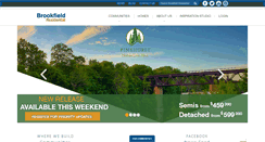 Desktop Screenshot of brookfieldhomes.ca