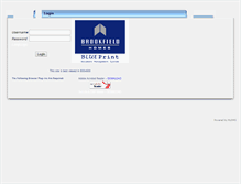 Tablet Screenshot of blueprint.brookfieldhomes.ca